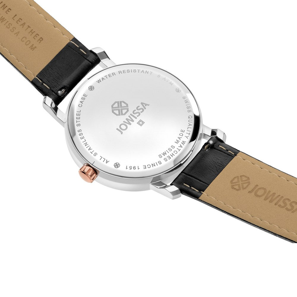 MAGNO, Swiss Quartz Watch, 20mm Band - Rose & Blue Dial | MSRP: $299.90