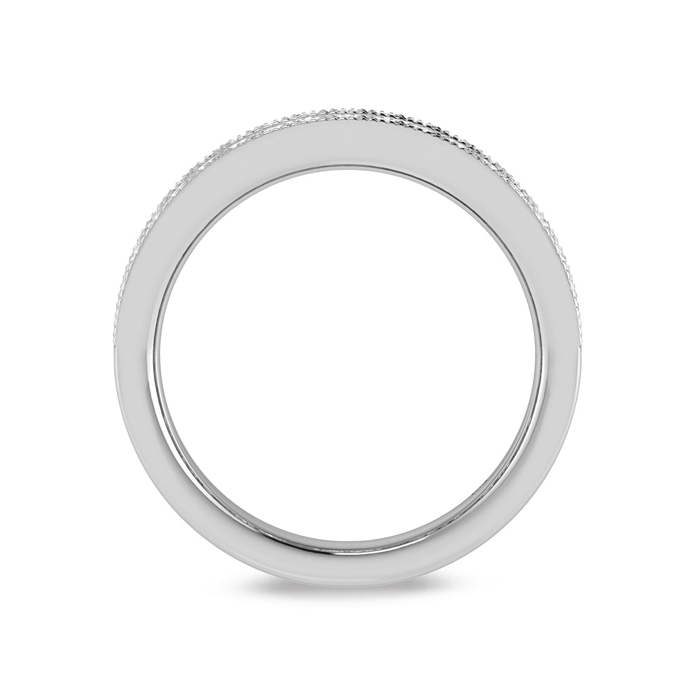14K White Gold Labgrown Diamond 1 3/8 Ct.Tw. Ladies Band