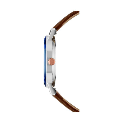 MAGNO, Swiss Quartz Watch, 20mm Band - Rose & Blue Dial | MSRP: $299.90