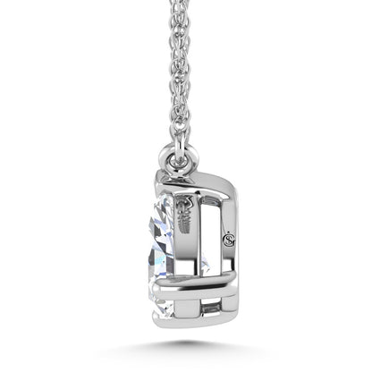 10K White Gold Lab Grown Diamond 1 Ct.Tw. Fashion Necklace