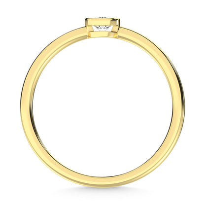 10K Yellow Gold Lab Grown Diamond 1/6 Ct.Tw. Solitaire Ring