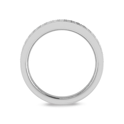 14K White Gold Labgrown Diamond 1 3/8 Ct.Tw. Ladies Band