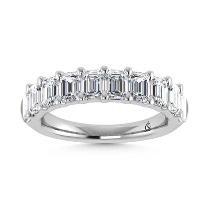 14K White Gold Lab Grown Diamond 2 Ct.Tw. Wedding Band